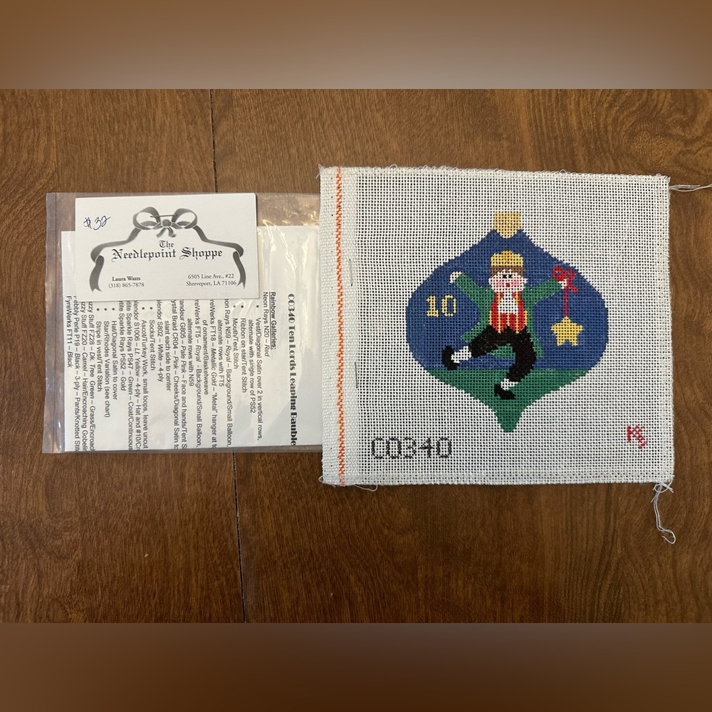 Needlepoint- 12 Days Of Christmas